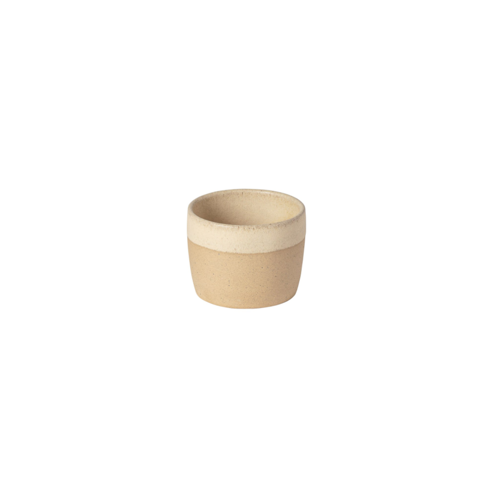 TASSE LUNGO EN GRES JAUNE ARENITO BEIGE