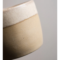 TASSE LUNGO EN GRES JAUNE ARENITO BEIGE