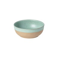 BOL EN GRES JAUNE ARENITO TURQUOISE 18 CM