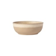 BOL EN GRES JAUNE ARENITO JAUNE CHAMPAGNE 18 CM