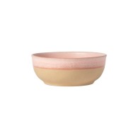 BOL EN GRES JAUNE ARENITO ROSE 18 CM