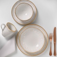 MUG TAORMINA BLANC & OR