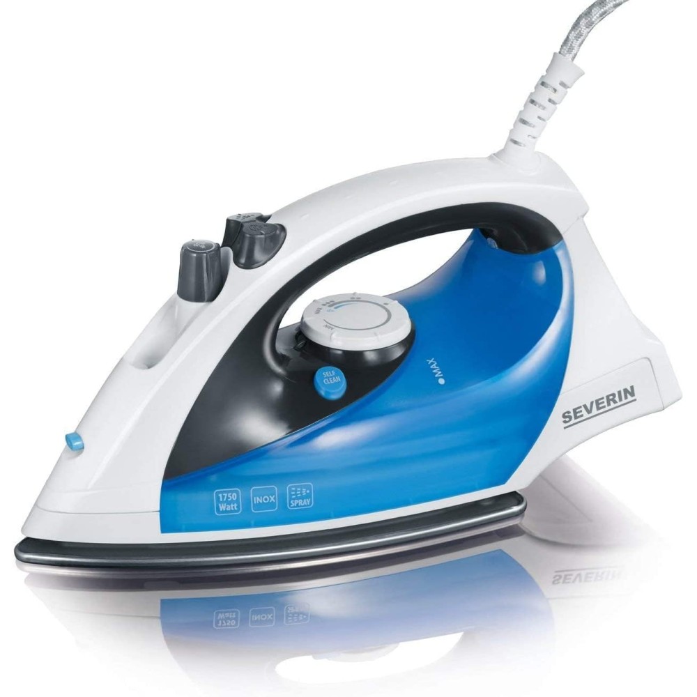 Severin BA 3274 Fer À Repasser Vapeur Semelle INOX Robuste Ultra Glissante Fer Repasser Vapeur 150 g/min Severin BA 3274 Fer À Repasser Vapeur Semelle INOX Robuste Ultra Glissante Fer Repasser Vapeur 150 g/min