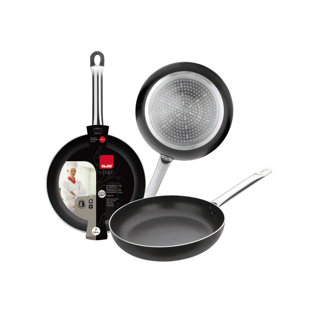 POÊLE I-CHEF IBILI 24CM - Antiadhésive POÊLE I-CHEF IBILI 24CM - Antiadhésive