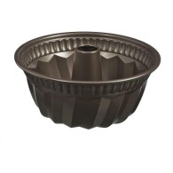 MOULE À SAVARIN EN MÉTAL ANTI-ADHÉSIF 22 CM